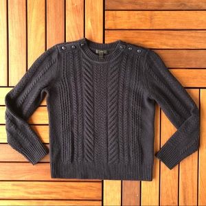 J. Crew S Crew Neck Sweater 100% Wool